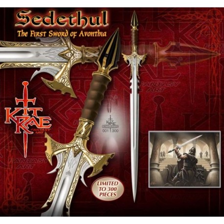 Kit Rae Sedethul Sword Gold Limited Edition