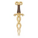 Conan the Barbarian Serpent Snake Dagger (Gold)