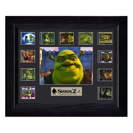 Shrek 2 Mini Film Cell Montage-Shrek Collectibles