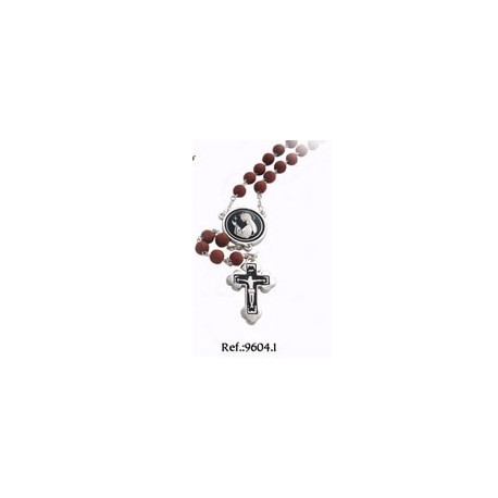 Damascene Silver Rosary by Midas Model 9604-1