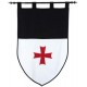 Templar Knight Order Banner (Double faced)