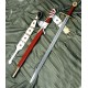 Medieval Crusader Sword-Scabbard-Belt