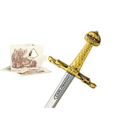 Mini Joyeuse-Sword of Charlemagne Gold