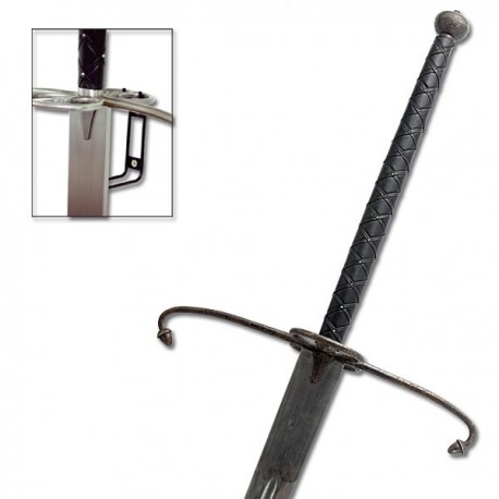 Lowlander Two Handed Sword Antiqued