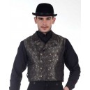 Black Steampunk Cavalier Vest
