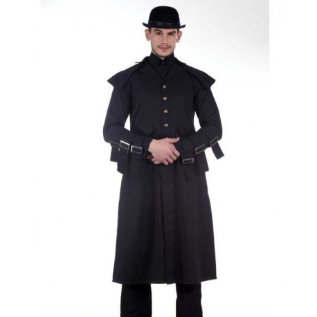 Black Steampunk Coat
