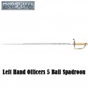 Left Hand Officers 5 Ball Spadroon